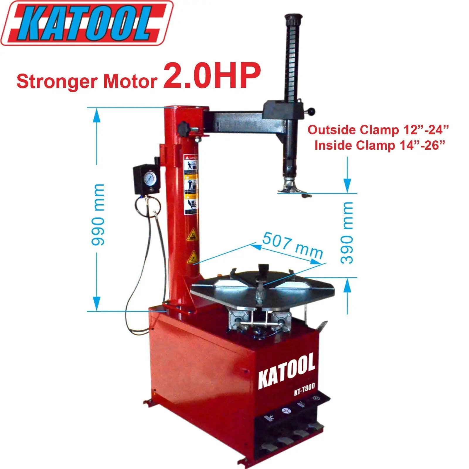Katool KT-T800 Tire Changer & KT-B760 Wheel Balancer Combo by Chery Industrial