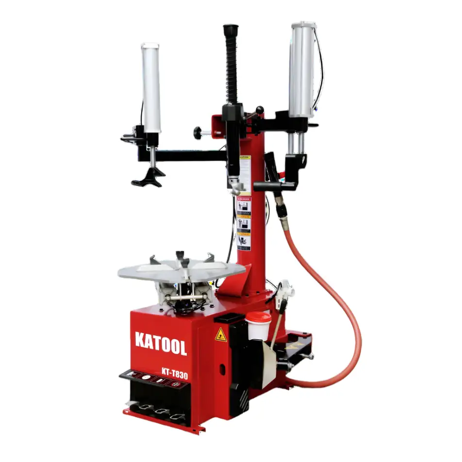 Katool KT-T830 Tire Changer w/ Bead Blaster, Max 24" Rim Clamping by Chery Industrial