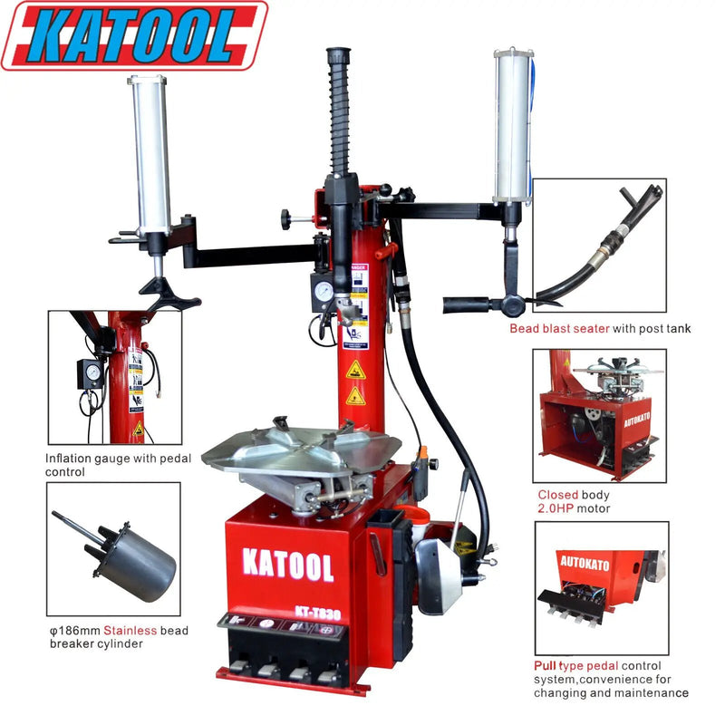 Katool KT-T830 Tire Changer & KT-B760 Wheel Balancer Combo by Chery Industrial