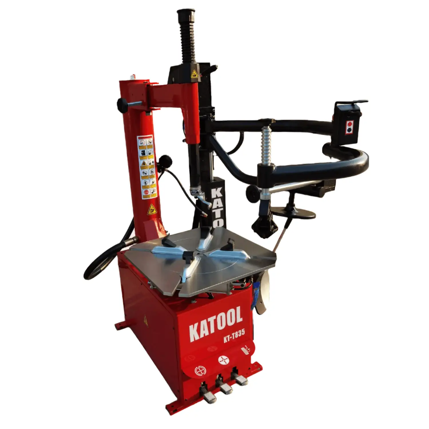 Katool KT-T835 Tire Changer w/ Bead Blaster, Max 28" Rim Clamping by Chery Industrial