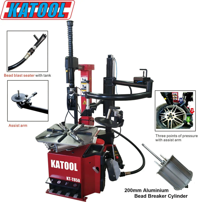 Katool KT-T850 Tire Changer & KT-B760 Wheel Balancer Combo by Chery Industrial