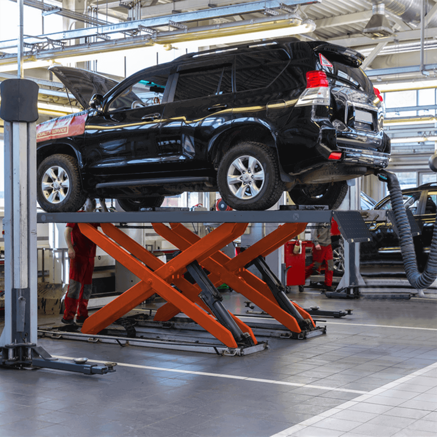 Katool KT-X85 8,000 Lbs Mid Rise Scissor Lift by Chery Industrial