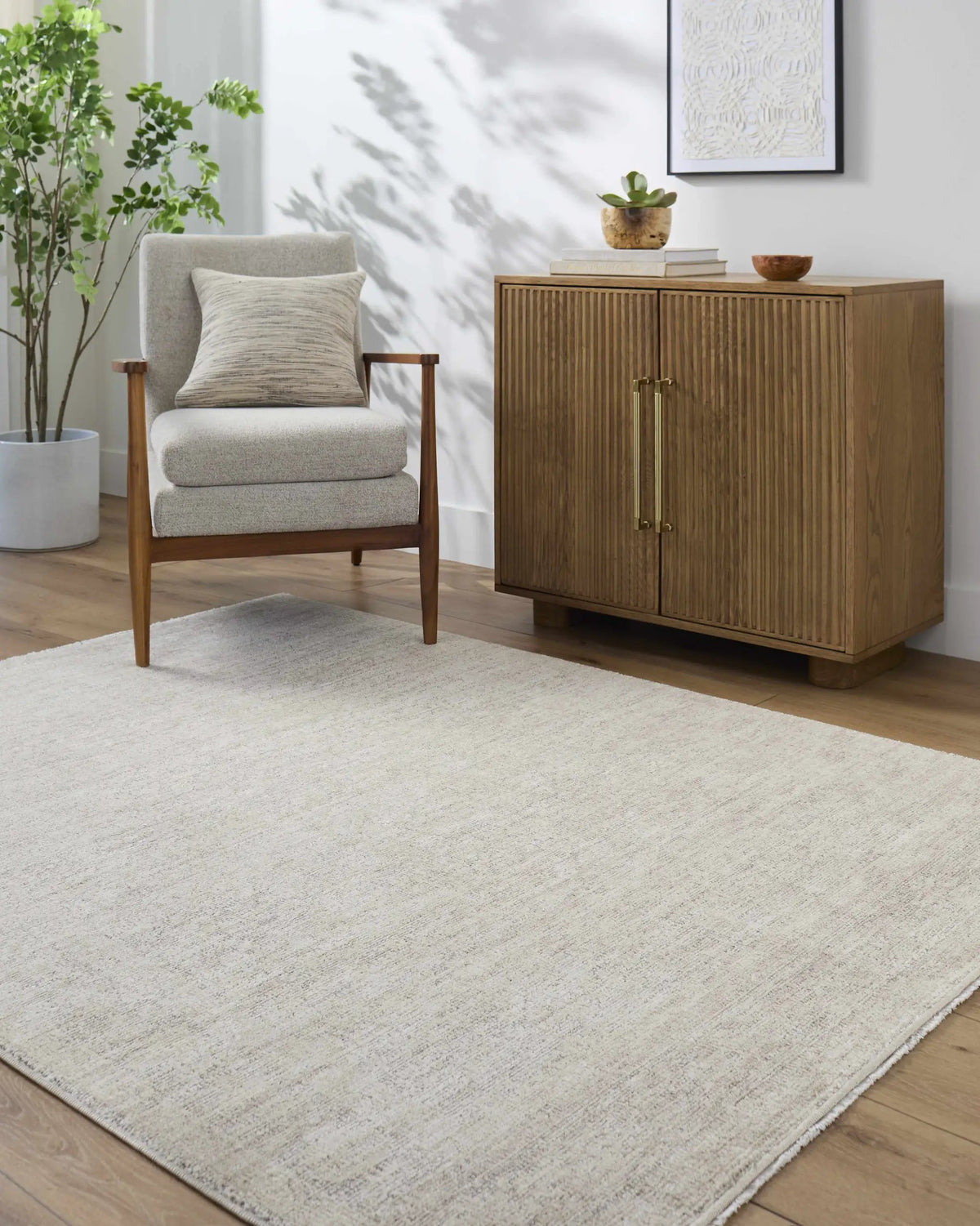 Maria Elena Machine Woven Galey Alix x LIVABLISS GADA-2304 Area Rug, installed in a room 2