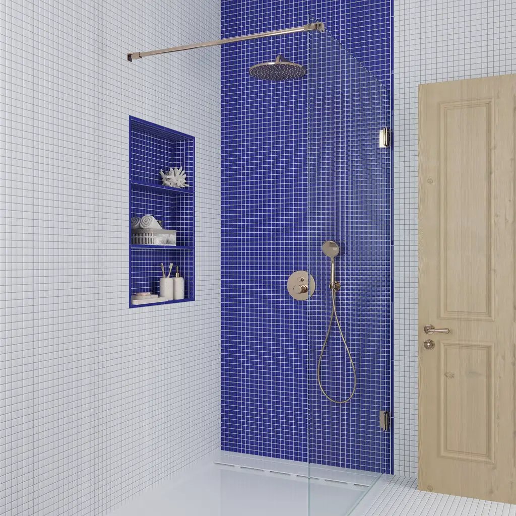 Cobalt Blue 12x12 Glossy Square Glass Mosaic Tile (10 pack, 9.67 sq ft/case) by Apollo Tile