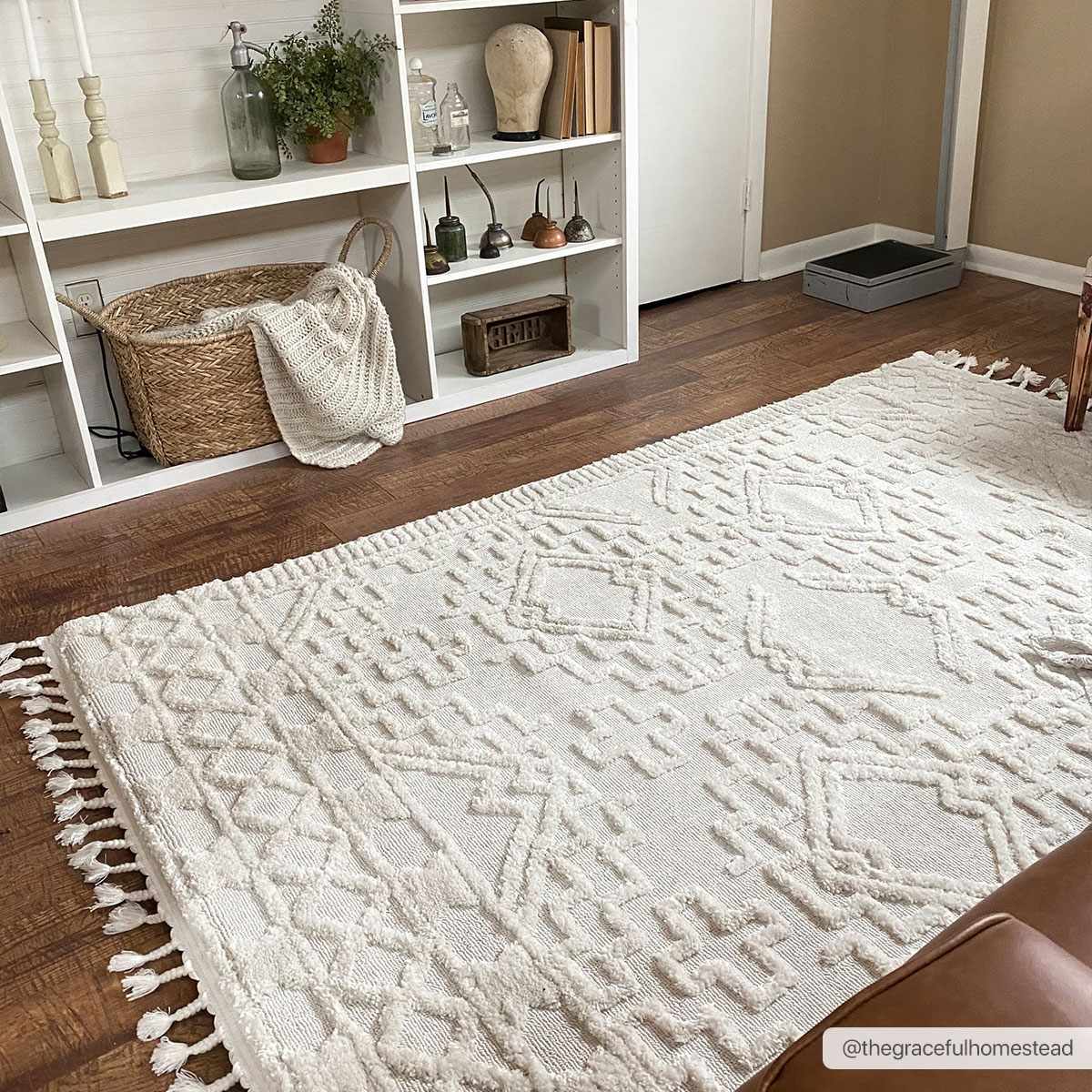 Kalkan High/Low Pile Rug with Tassels - Clearance, photo 4 of 17