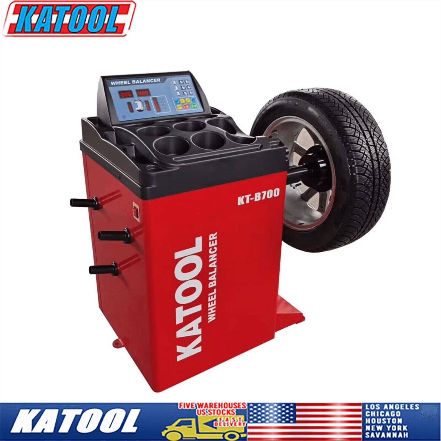 Katool KT-T800 Tire Changer & KT-B700 Wheel Balancer Combo by Chery Industrial
