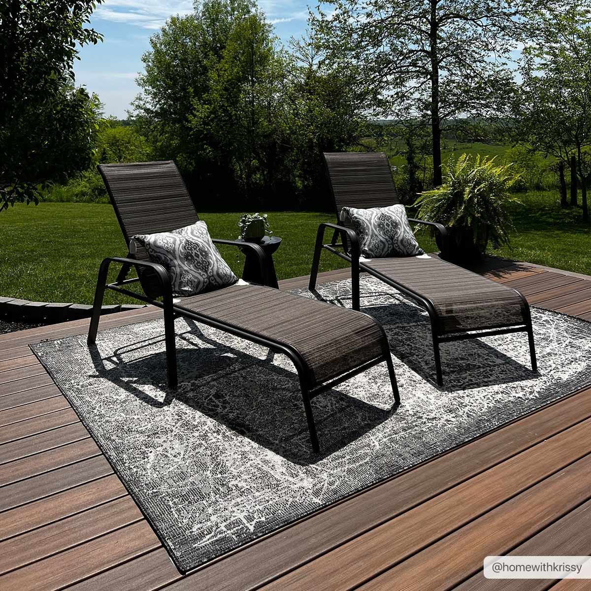 Katz Gray Outdoor Area Rug - Clearance, photo 2 of 6