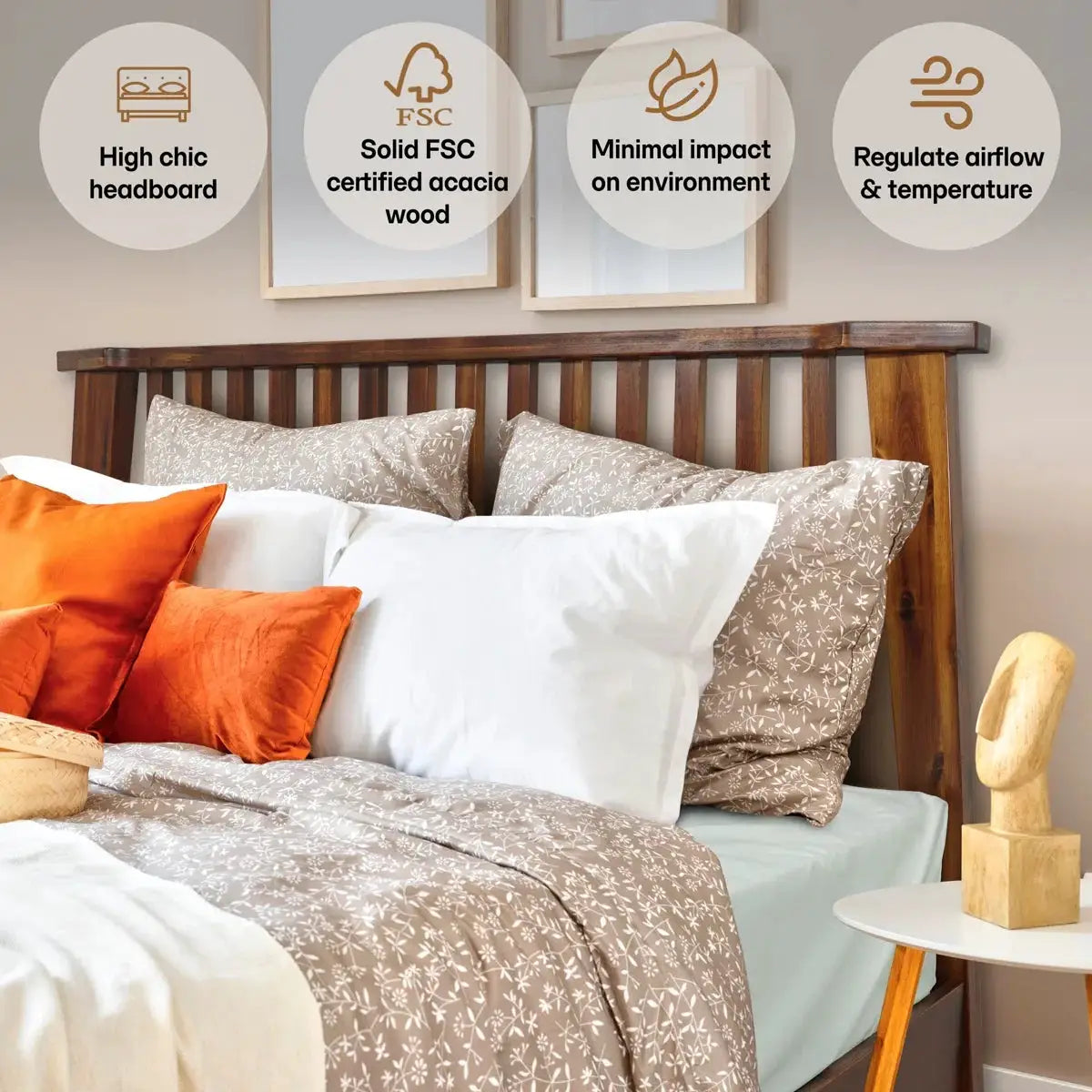 Kaylin Solid Wood Bed Frame by Megsu