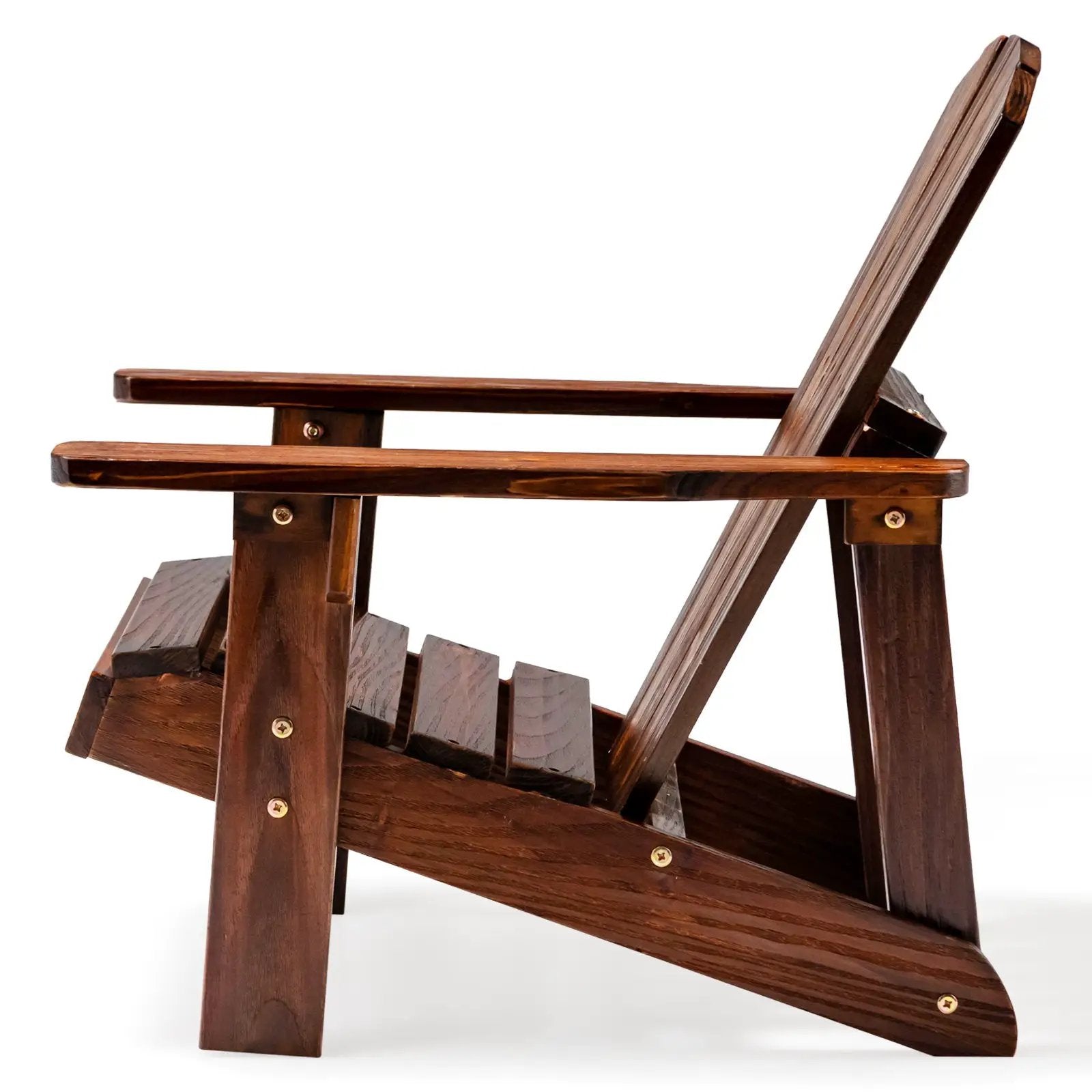 Kid's Adirondack Chair with High Backrest and Arm Rest by DirectDeals