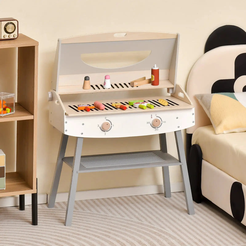 Kids Barbecue Grill Playset for Girls and Boys Aged 3+ by DirectDeals