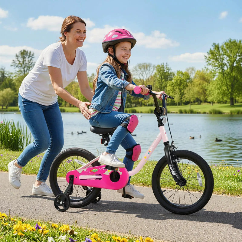 Kids Bike for 3-7 Years Old Boys and Girls 12/14/16-Inch Children Bicycle by DirectDeals