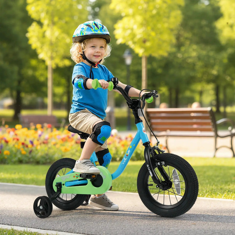 Kids Bike for 3-7 Years Old Boys and Girls 12/14/16-Inch Children Bicycle Blue by DirectDeals