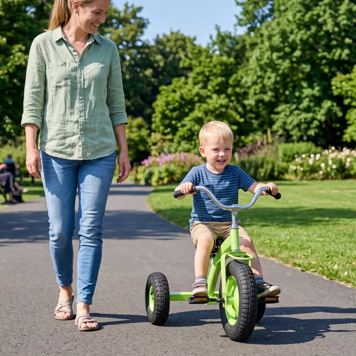 Kids Carbon Steel Bike with 15-Inch Inflatable Tires, photo 2 of 16