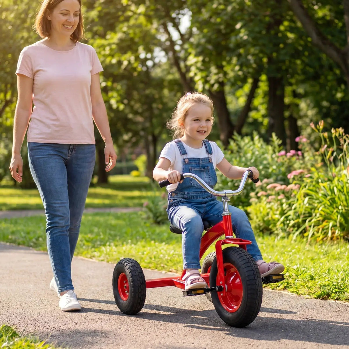 Kids Carbon Steel Bike with 15-Inch Inflatable Tires, photo 10 of 16