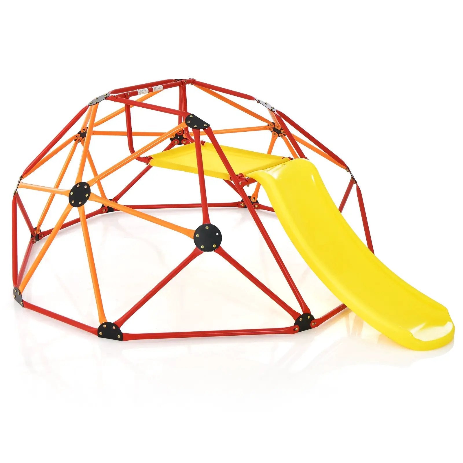 Kids Climbing Dome with Slide and Fabric Cushion for Garden Yard by DirectDeals
