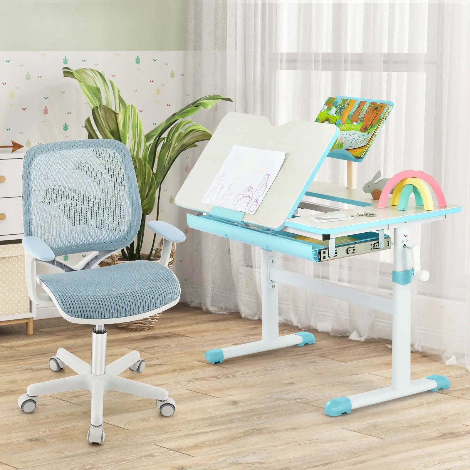 Swivel Mesh Children Computer Chair with Adjustable Height by DirectDeals