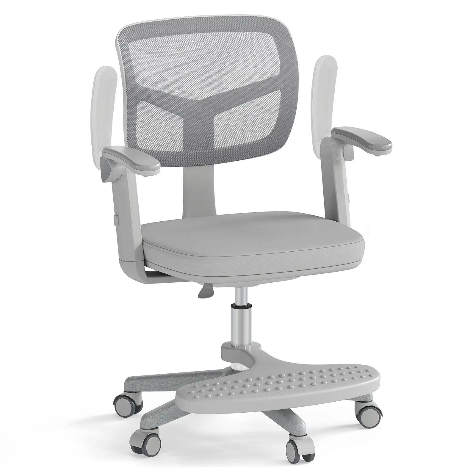 Kids Desk Chair Children Study Chair with Adjustable Height Armrest and Footrest by DirectDeals