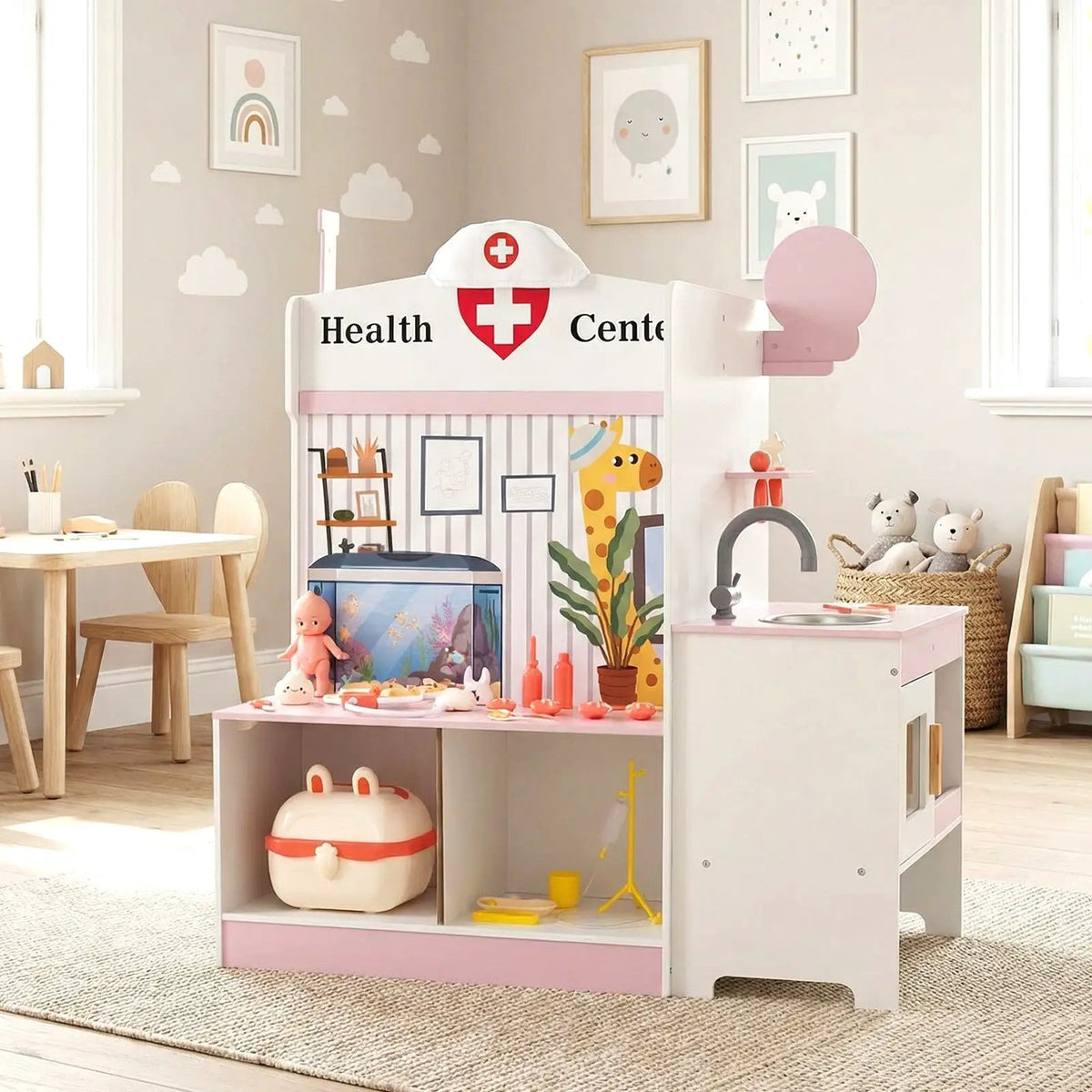 Kids Doctor Play Set with Adjustable Height Bar, photo 12 of 16