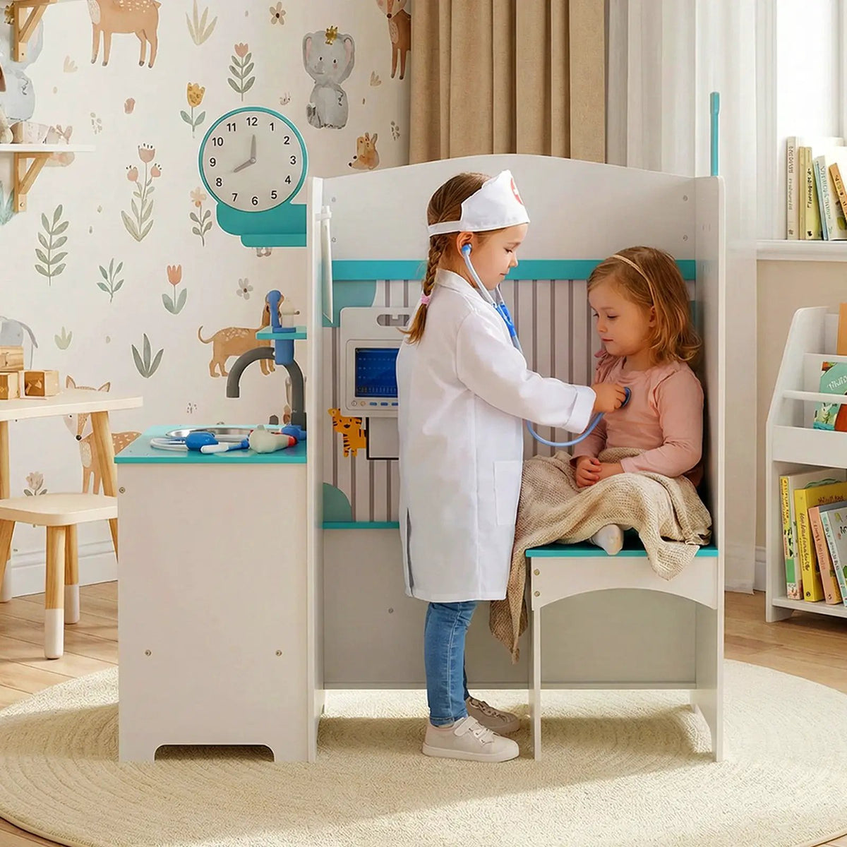 Kids Doctor Play Set with Adjustable Height Bar, photo 3 of 16