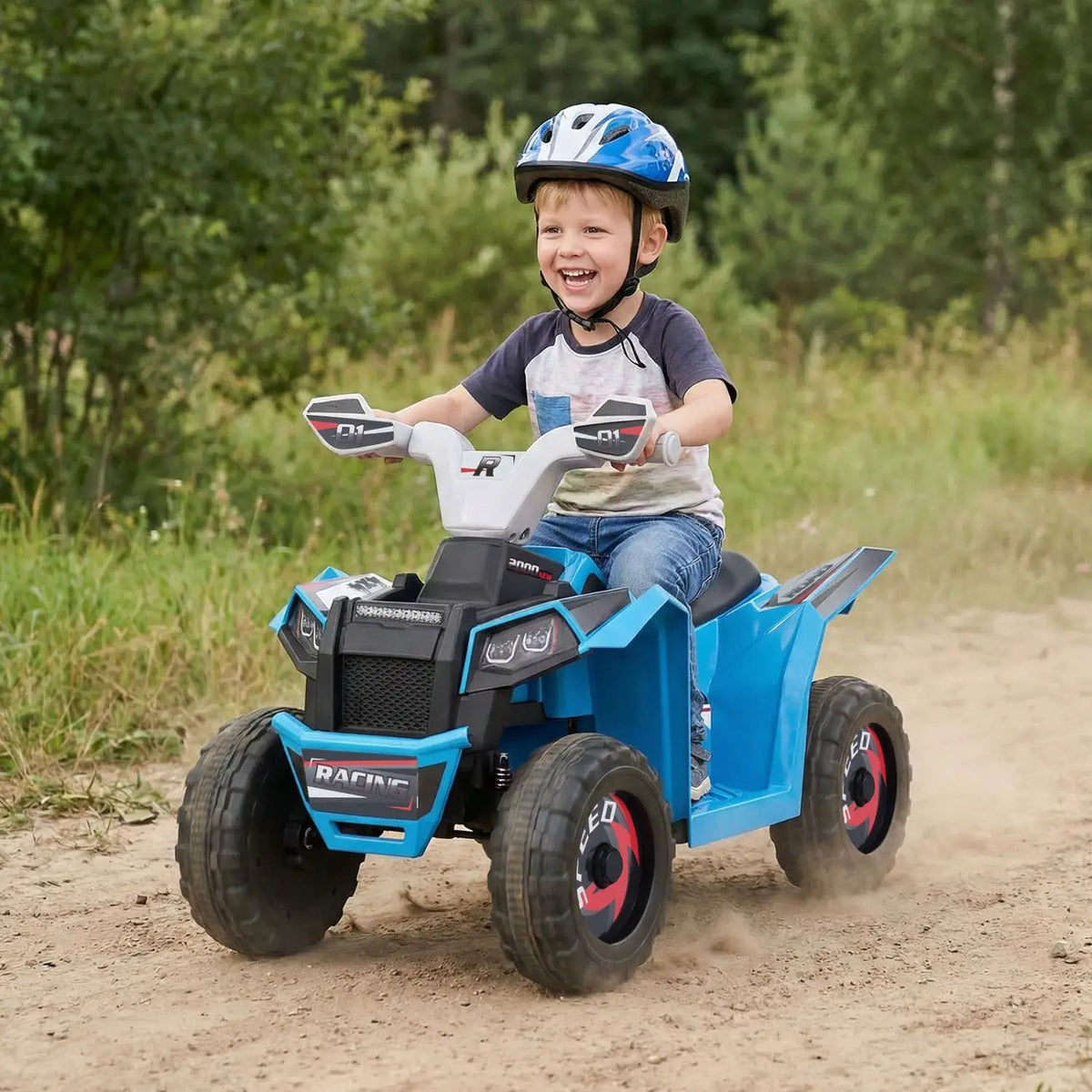 6V Kids Electric ATV Quad Car with Detachable Trailer, photo 7 of 32