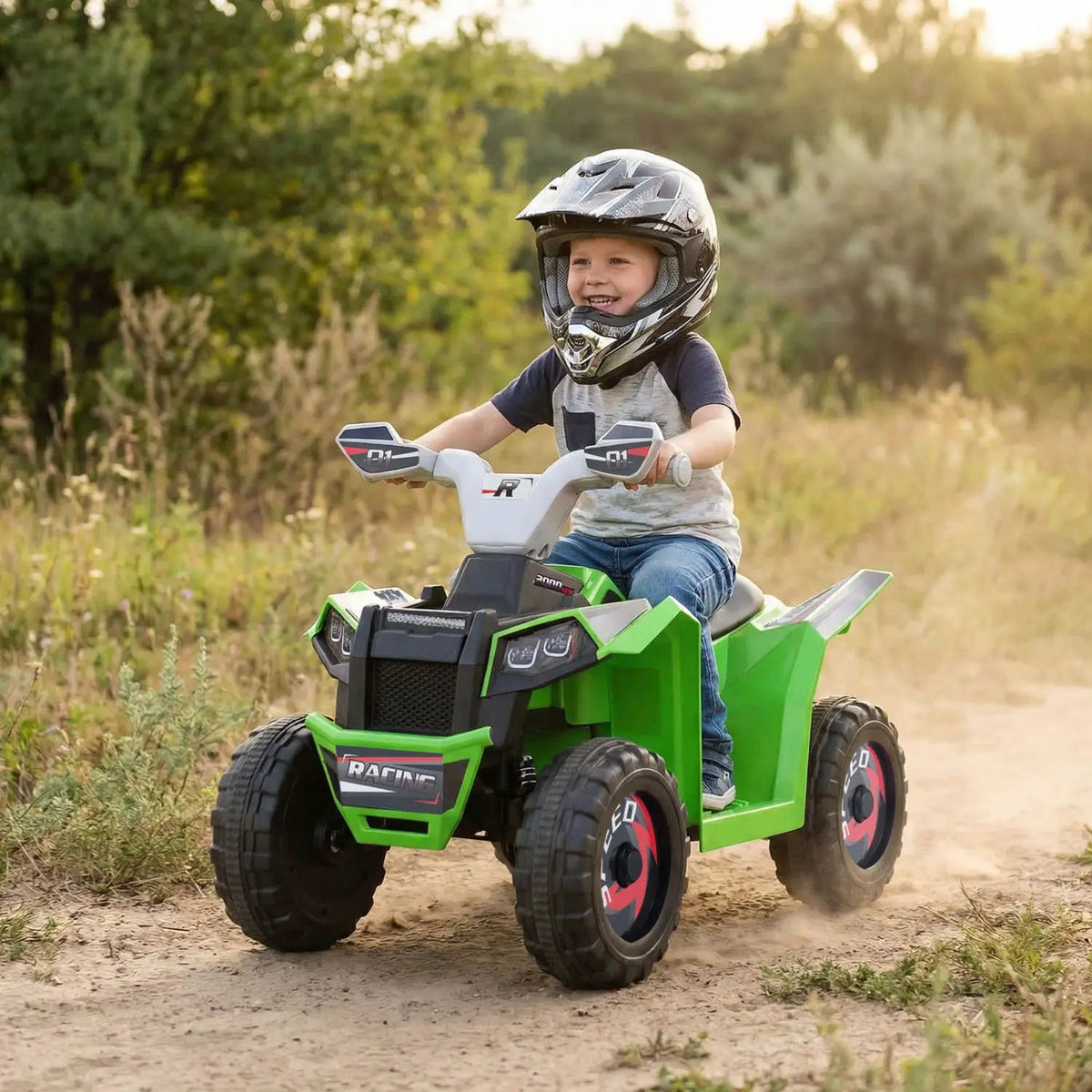 6V Kids Electric ATV Quad Car with Detachable Trailer, photo 5 of 32