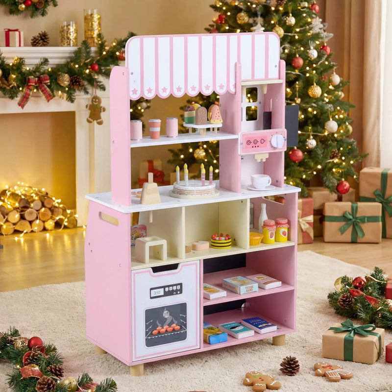 Kids Ice Cream Shop Playset with 27 Accessories - Ages 3+ by DirectDeals