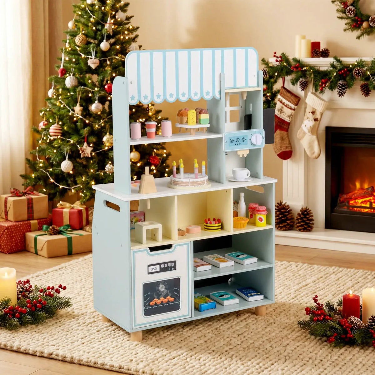 Kids Ice Cream Shop Playset with 27 Accessories - Ages 3+, photo 10 of 16