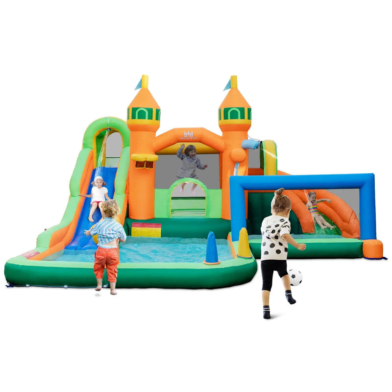 Kids Inflatable Water Slide for Yard Lawn with 735W Blower by DirectDeals