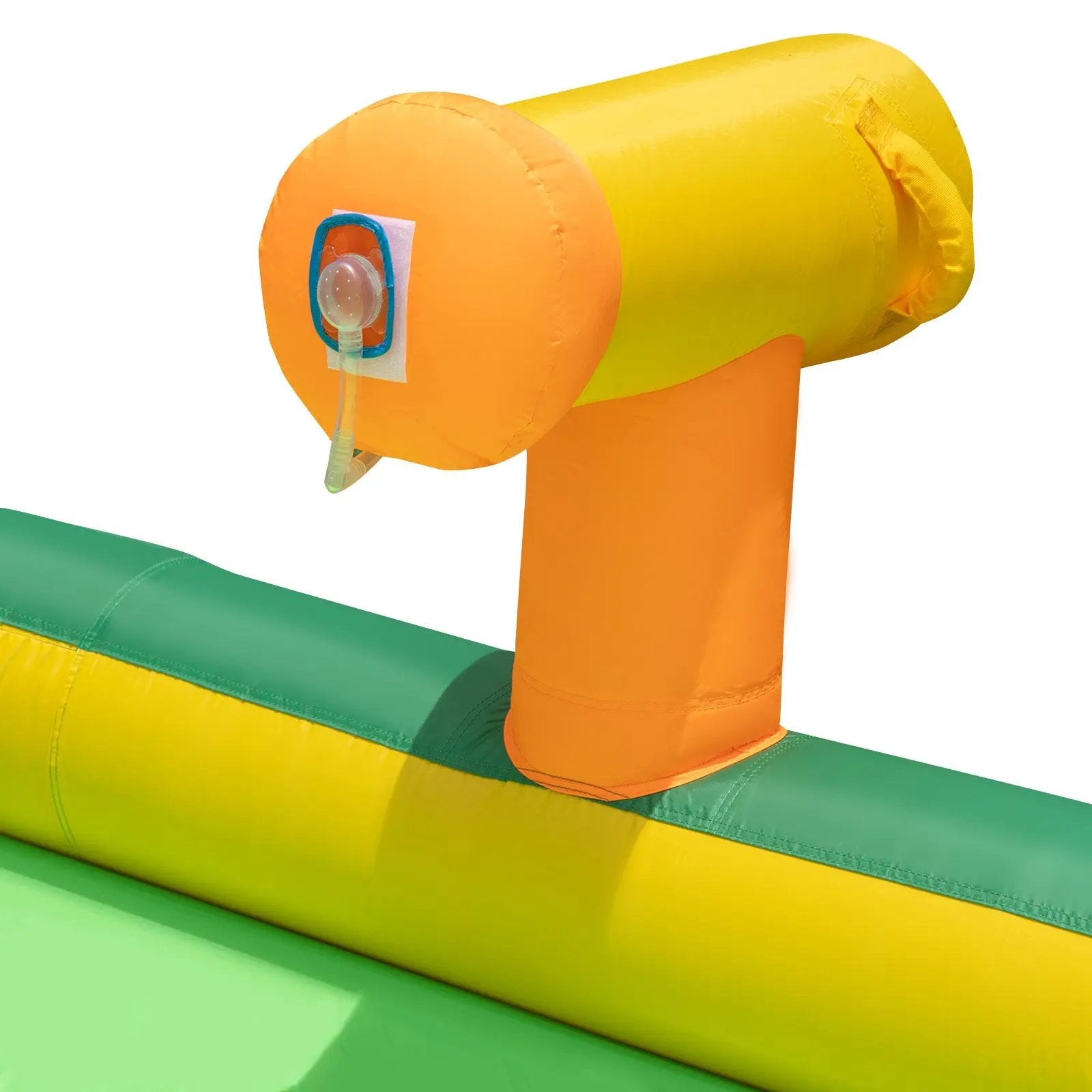 Kids Inflatable Water Slide with 2 Long Slides and 2 Soccer Gates with 950W Blower by DirectDeals