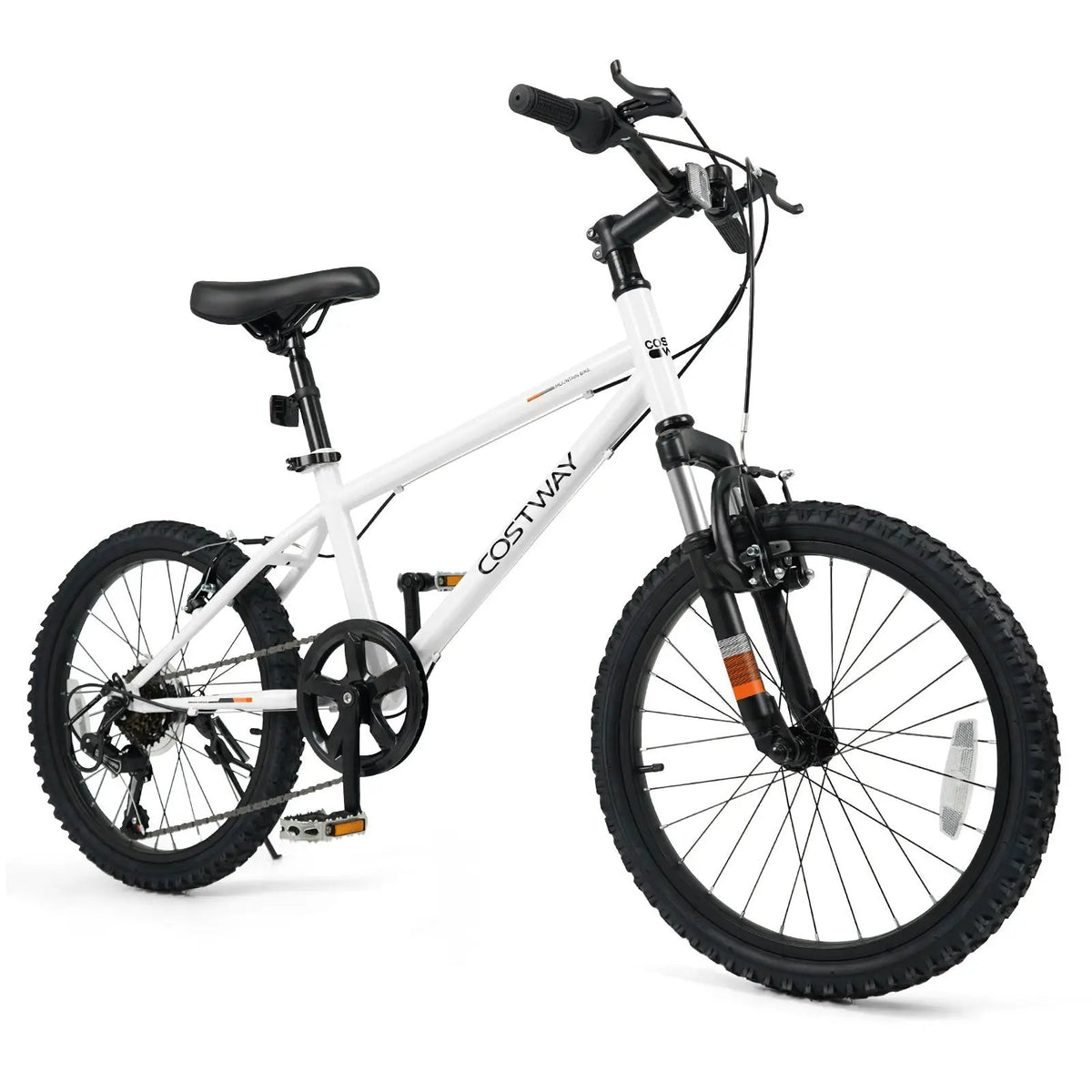 Kids Mountain Bike 20 24 Inch Child Bicycle for Boys Girls Aged 8+ Years Old White, photo 6 of 16