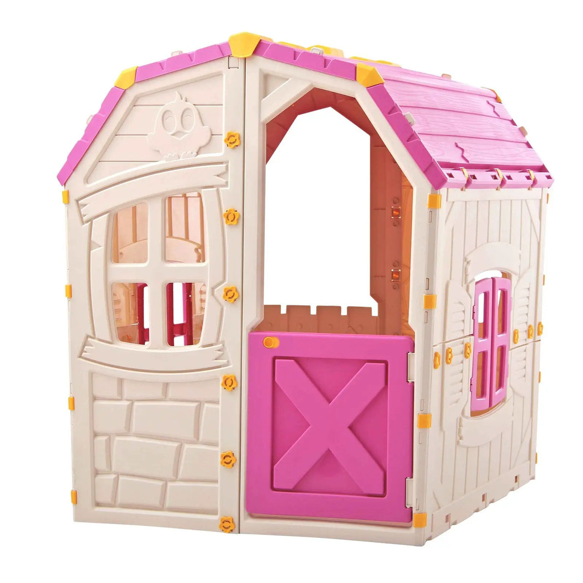 Kids Outdoor Playhouse with Openable Windows and Door for Indoor Room, photo 5 of 16