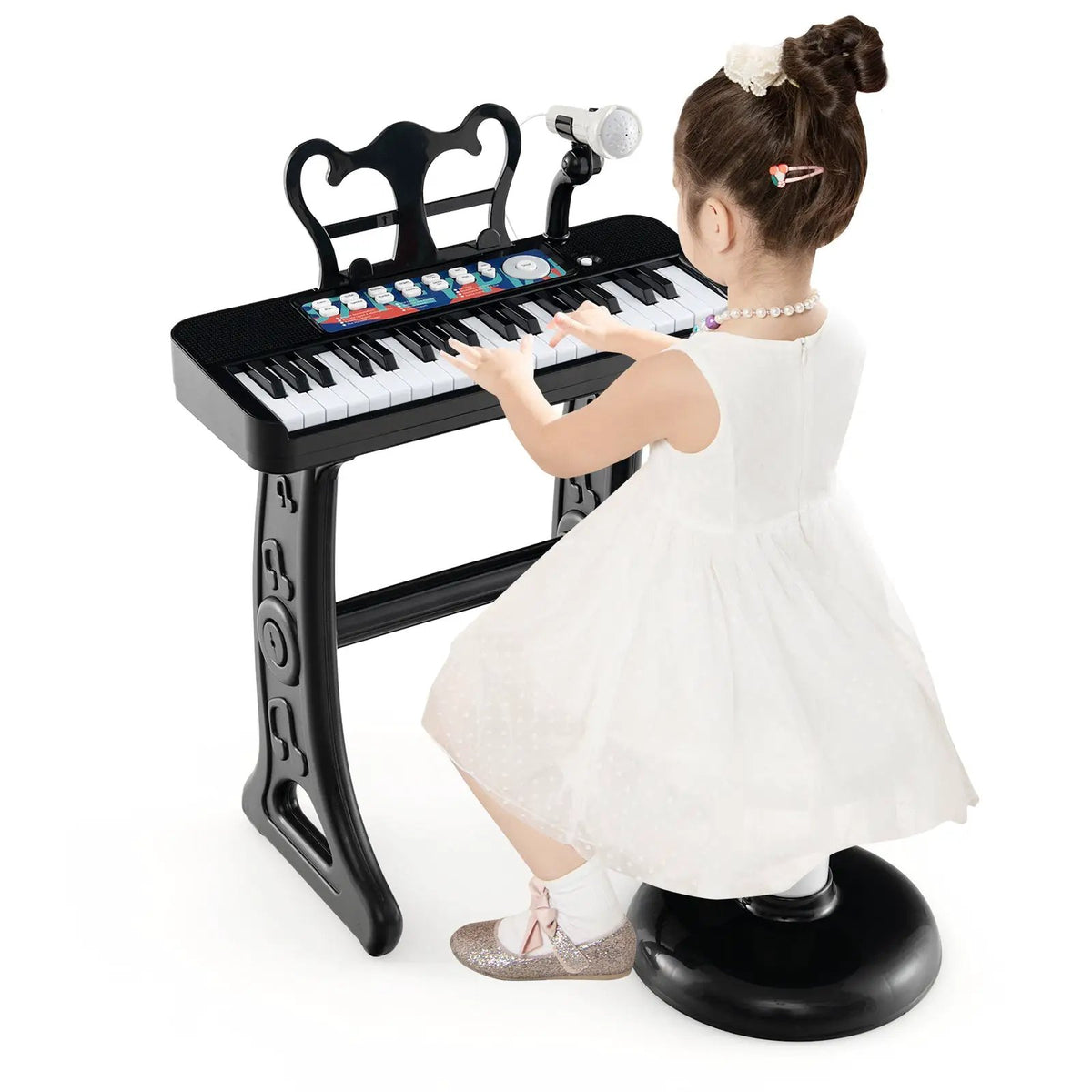 Kids Piano Keyboard 37-Key Kids Toy Keyboard Piano with Microphone for 3+ Kids, photo 12 of 24