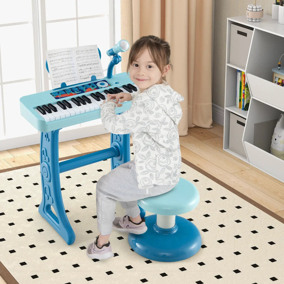 Kids Piano Keyboard 37-Key Kids Toy Keyboard Piano with Microphone for 3+ Kids, photo 3 of 24