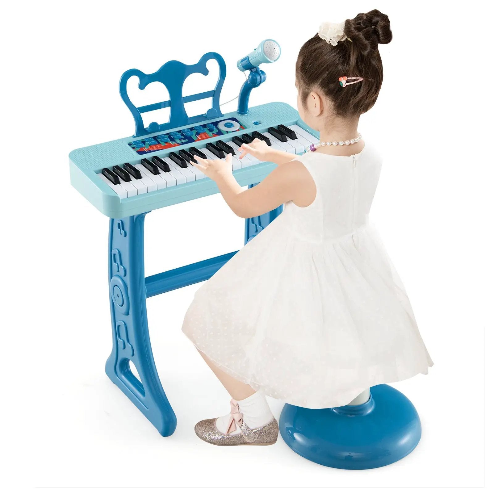 Kids Piano Keyboard 37-Key Kids Toy Keyboard Piano with Microphone for 3+ Kids by DirectDeals