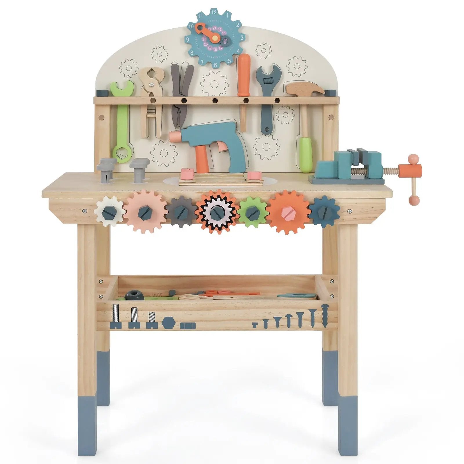 Kids Play Tool Workbench with Realistic Accessories by DirectDeals