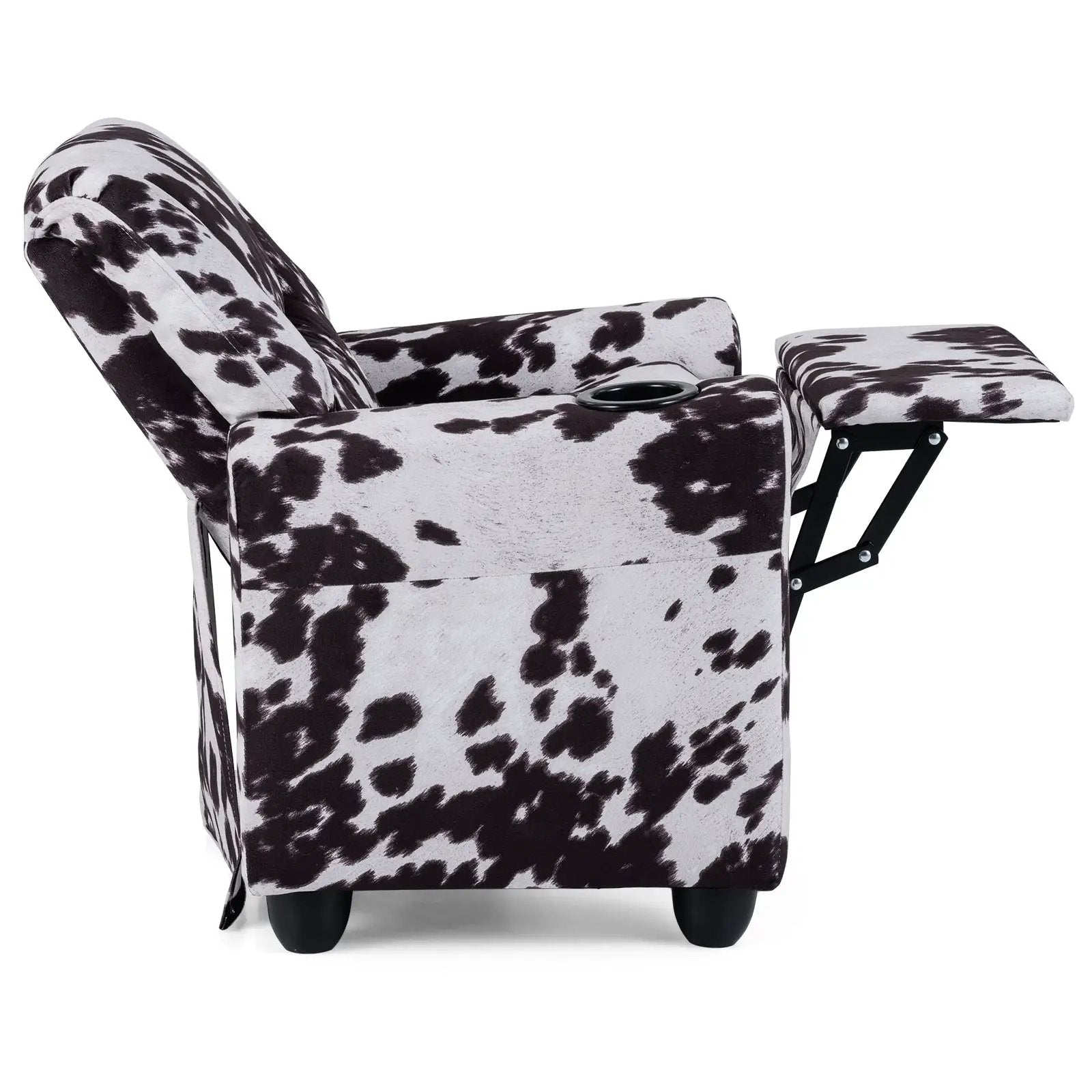 Kids Recliner Chair Push Back Toddler Reclining Armchair with Cup Holder by DirectDeals