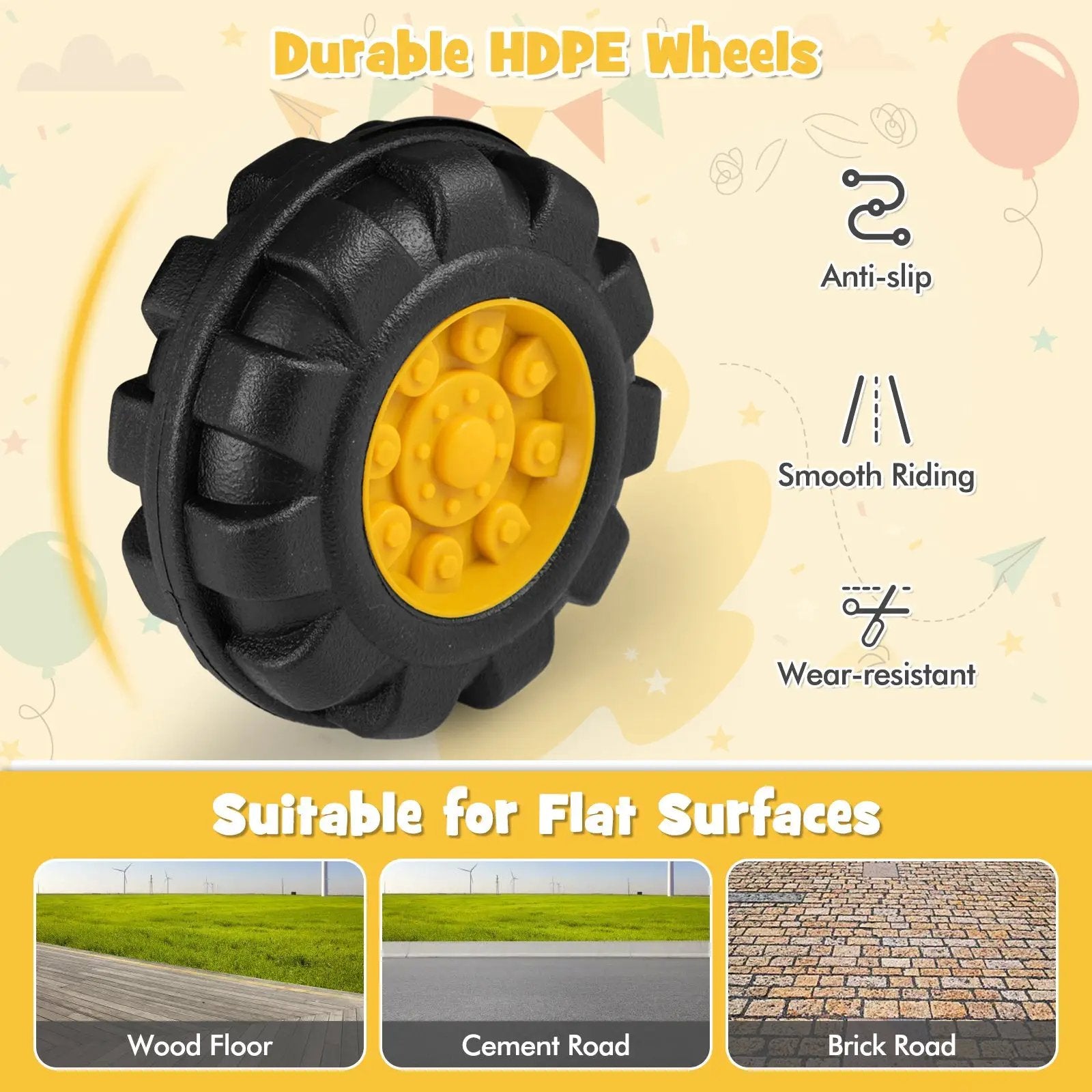 Kids Ride On Bulldozer Toy Play Truck with Adjustable Bucket Aged 3+ Years Old by DirectDeals
