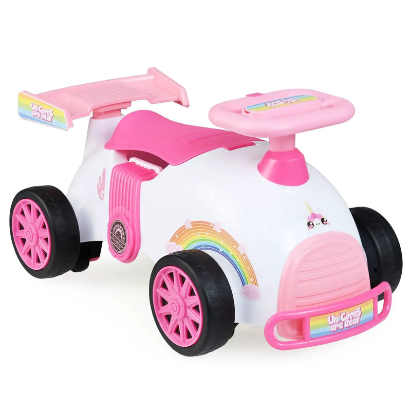 Kids Ride On Car Sliding Toy with Music and Under-Seat Storage by DirectDeals