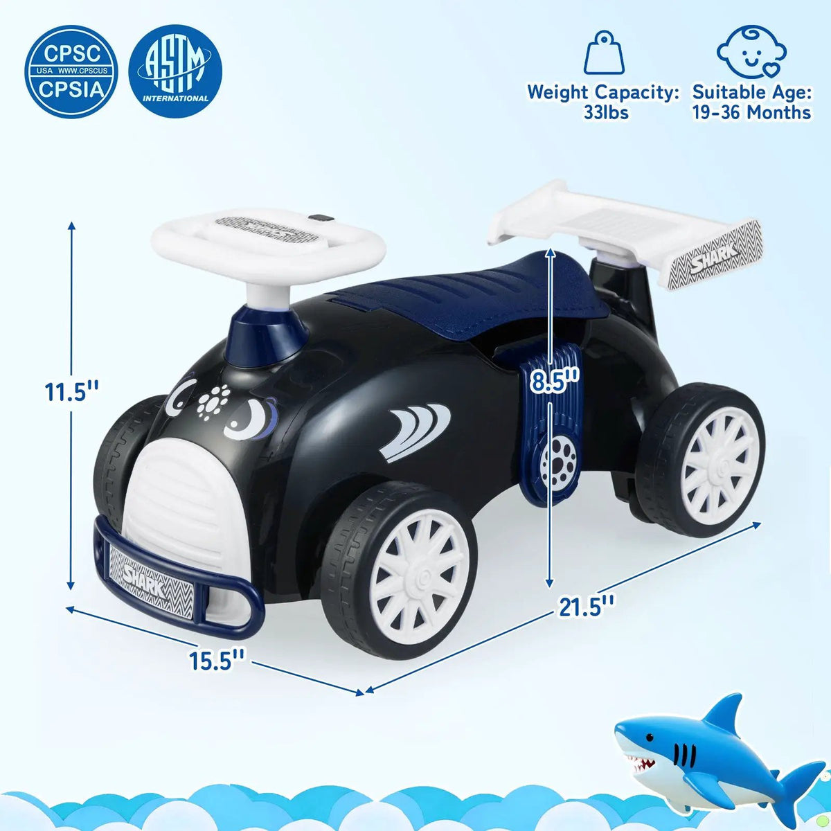 Kids Ride On Car Sliding Toy with Music and Under-Seat Storage, photo 11 of 24