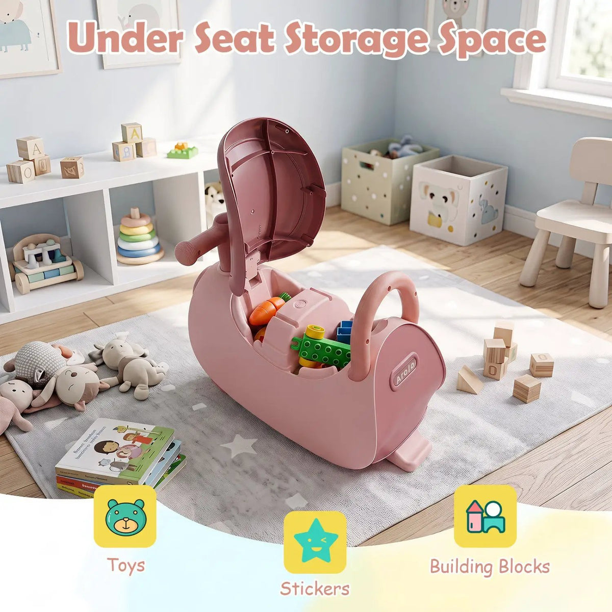 Kids Push Car with Music & Storage for 18-36 Months by DirectDeals