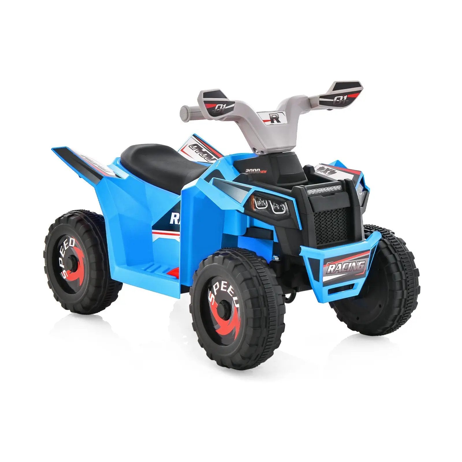 Kids Ride on ATV 4 Wheeler Quad Toy Car with Direction Control by DirectDeals