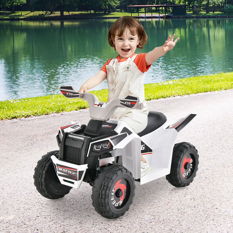 Kids Ride on ATV 4 Wheeler Quad Toy Car with Direction Control by DirectDeals