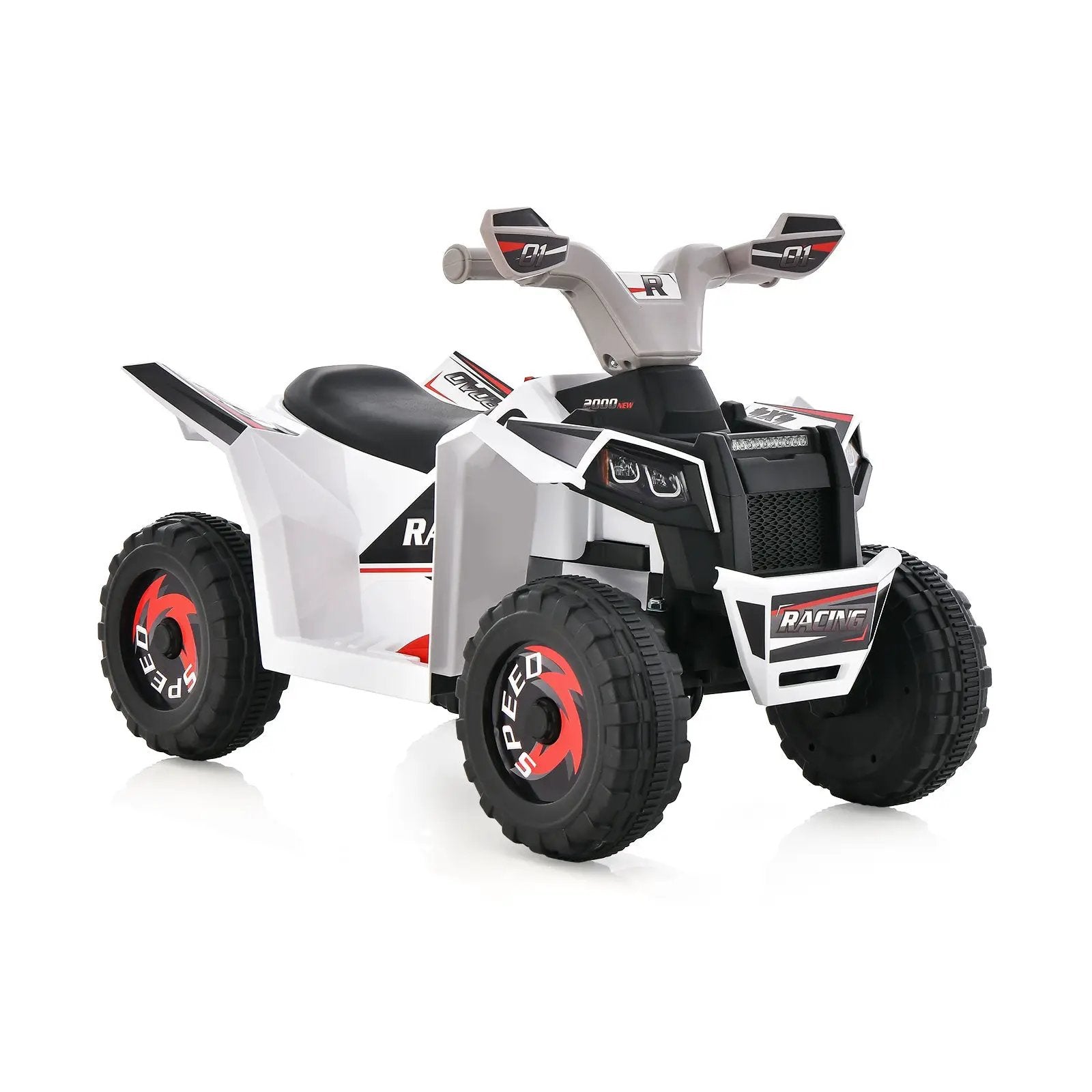 Kids Ride on ATV 4 Wheeler Quad Toy Car with Direction Control by DirectDeals