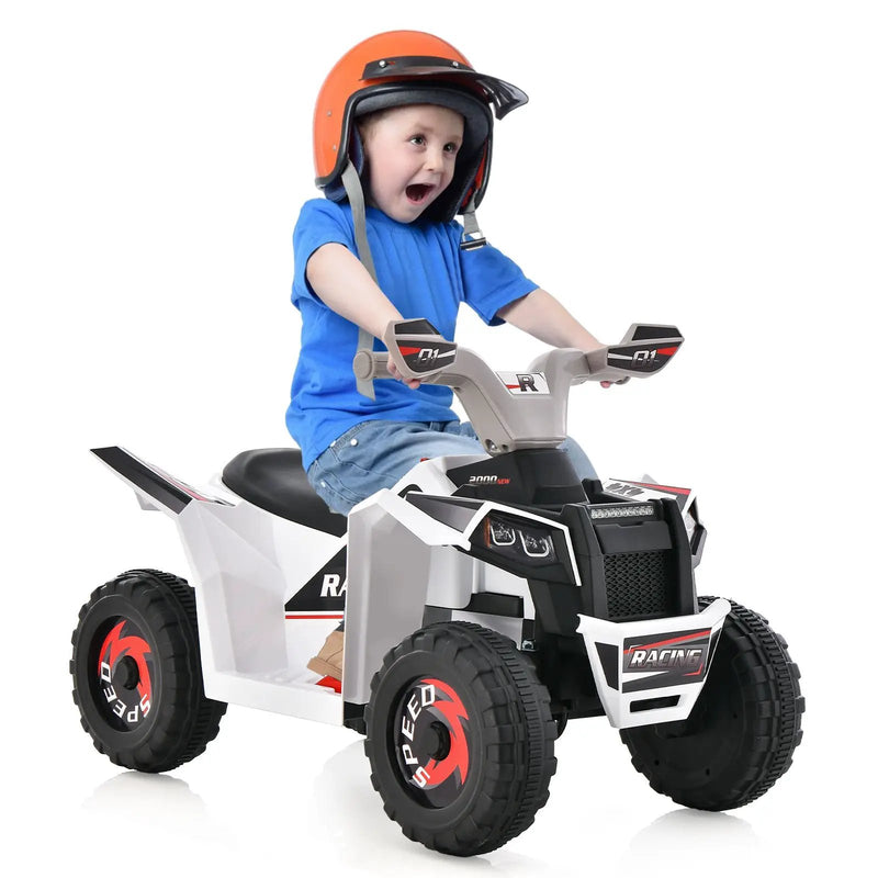 Kids Ride on ATV 4 Wheeler Quad Toy Car with Direction Control by DirectDeals