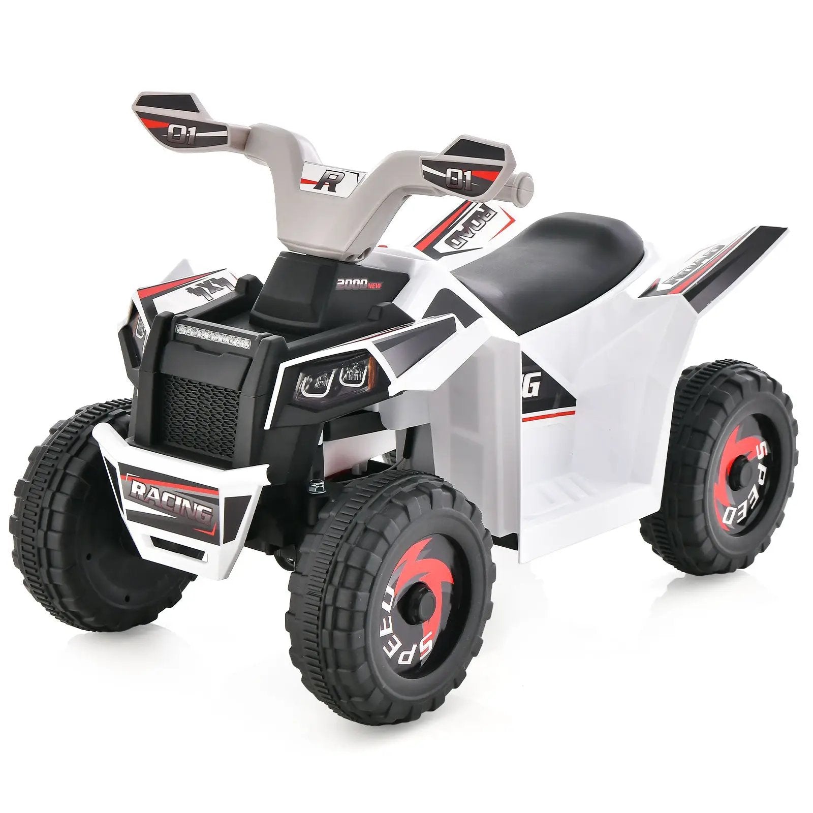 Kids Ride on ATV 4 Wheeler Quad Toy Car with Direction Control by DirectDeals