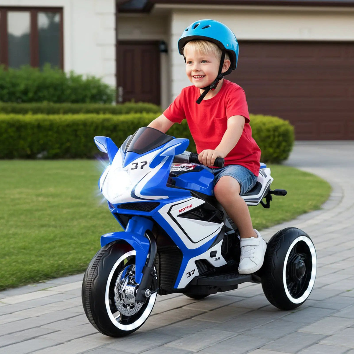 Kids Ride on Motorcycle 6V Battery Powered Mini Electric Motorbike with LED Lights, photo 4 of 32