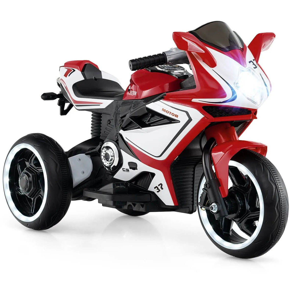 Kids Ride on Motorcycle 6V Battery Powered Mini Electric Motorbike with LED Lights, photo 5 of 32