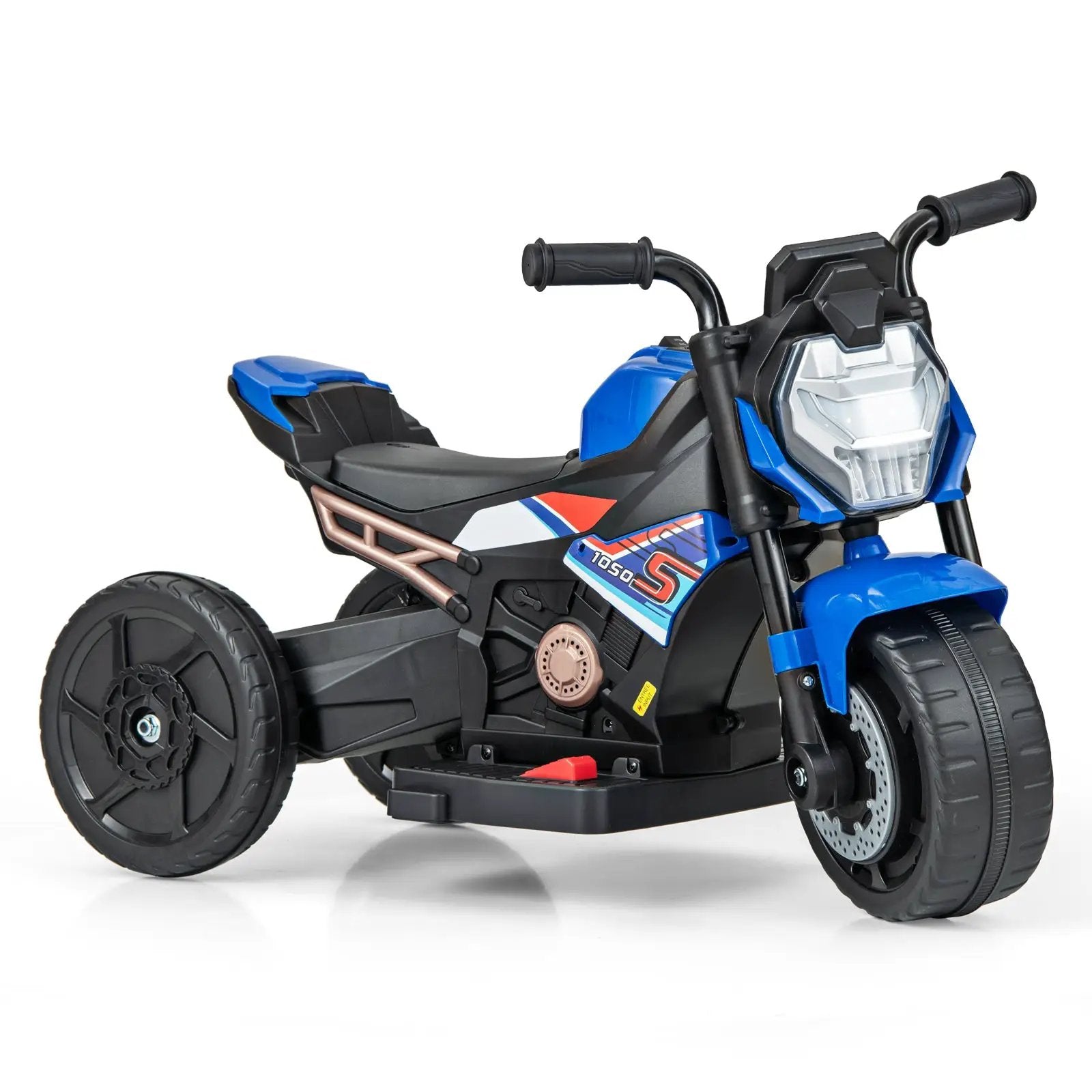Kids Ride-on Motorcycle 6V Battery Powered Motorbike with Detachable Training Wheels by DirectDeals