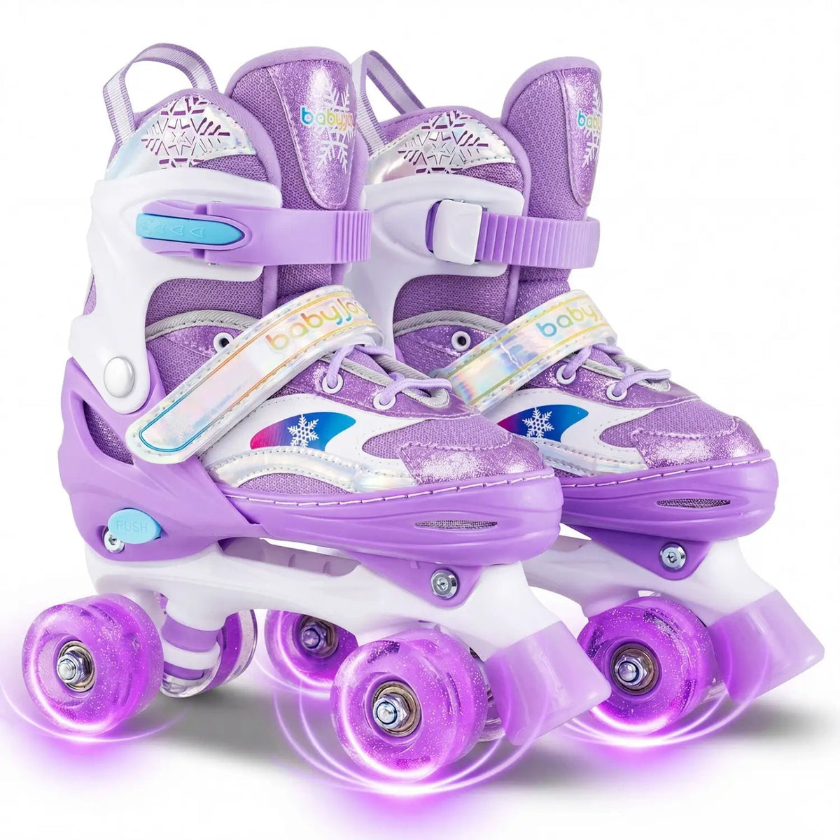 Kids Roller Skates for Girls Boys with Light-up Wheels and Safety Protection, photo 5 of 16