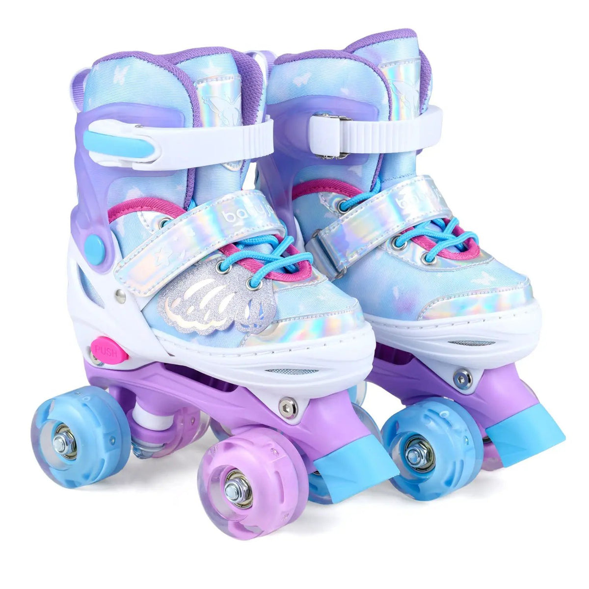 Kids Roller Skates for Toddlers Ages 5-7 with 4 Light-up Wheels